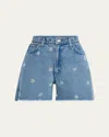 Rag & Bone Denim Embellished Aspen Shorts In Multi