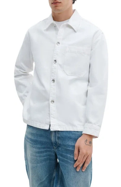 Rag & Bone Astor Cotton Overshirt In White