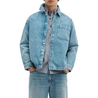 Rag & Bone Astor Denim Overshirt In Blue