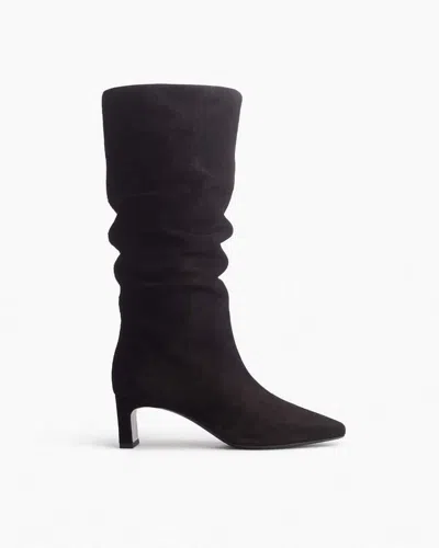 Rag & Bone Astor Suede Slouch Boots In Animal Print