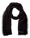 Rag & Bone Astra Dash Scarf In Black