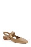 Rag & Bone Astra Slingback Flat In Brown