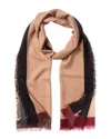 Rag & Bone Astrid Wool Scarf In Brown