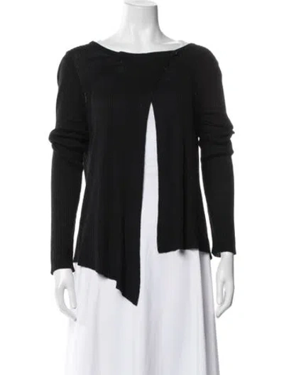 Pre-owned Rag & Bone Asymmetrical Sweater In Black