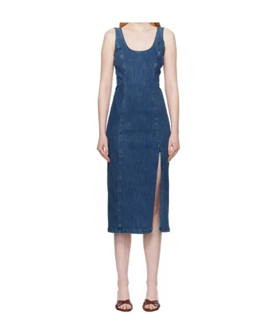 Rag & Bone Athena Denim Dress In Blue