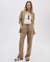 Rag & Bone Atlas Linen Drawstring Carpenter Pants In Brown
