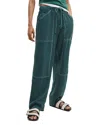 Rag & Bone Atlas Linen Drawstring Carpenter Pants In Green