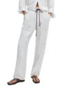 Rag & Bone Atlas Linen Drawstring Carpenter Pants In White