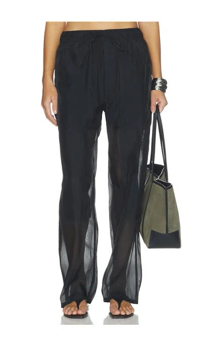 Rag & Bone Atlas Organza Pant In Black