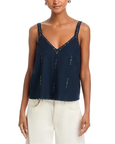 Rag & Bone Aubrey Cami In Green