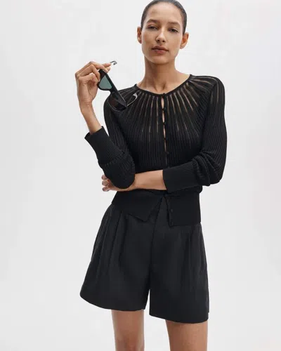 Rag & Bone Aubrey Cardigan In Black
