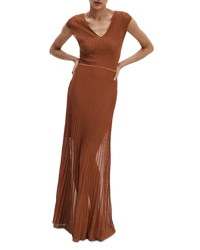 Rag & Bone Aubrey Maxi Dress In Brown