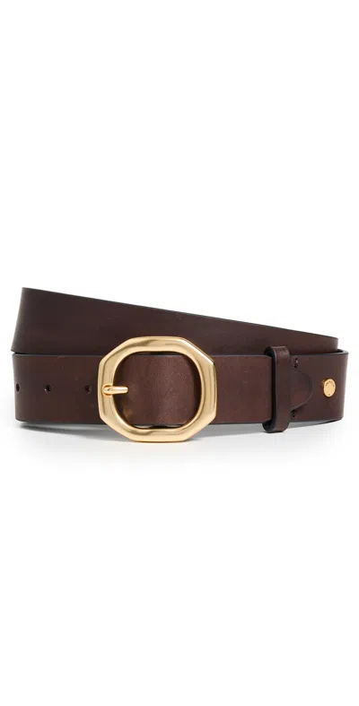 Rag & Bone Audrey Belt Dark Espresso