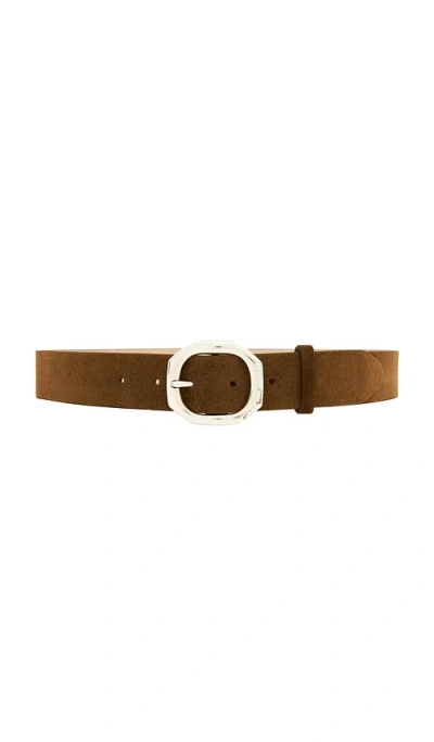 Rag & Bone Audrey Belt In Light Brown Suede