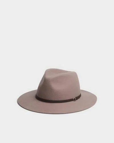 Rag & Bone Audrey Felted Wool Fedora In Brown
