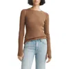 Rag & Bone Audrina Brushed-texture Wool-blend Knitted Top