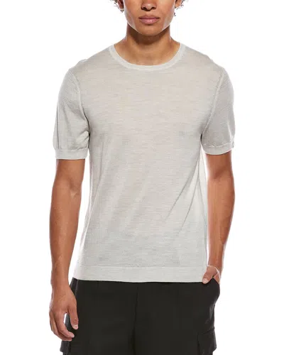Rag & Bone Aulton Knit Wool-blend T-shirt In White