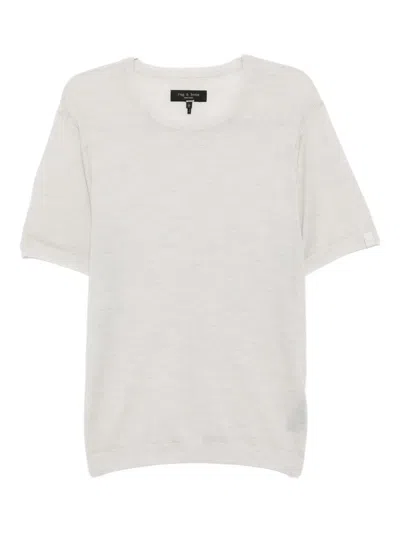 Rag & Bone Aulton T-shirt In White