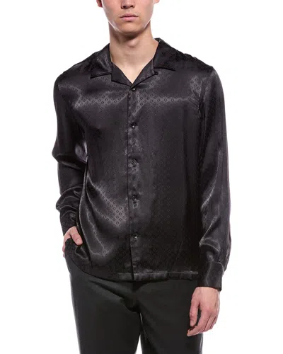 Rag & Bone Avery Jacquard Shirt In Black