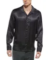 Rag & Bone Avery Satin-jacquard Shirt In Black