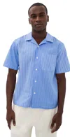 Rag & Bone Avery Poplin Shirt Blmst In Blue