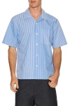Rag & Bone Avery Poplin Shirt Blmst In Blue