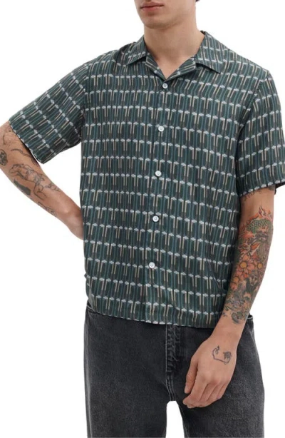 RAG & BONE RAG & BONE AVERY PRINTED BUTTON-UP SHIRT