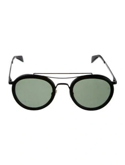 Pre-owned Rag & Bone Aviator Tinted Sunglasses In Gray