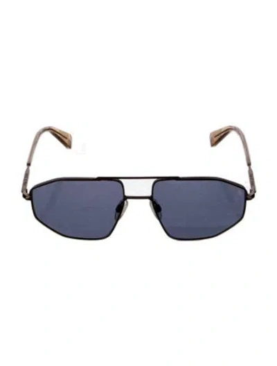 Pre-owned Rag & Bone Aviator Tinted Sunglasses In Silver