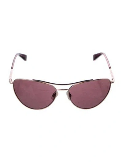 Pre-owned Rag & Bone Aviator Tinted Sunglasses In Silver