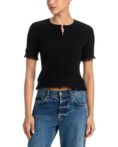 Rag & Bone Ayan Cardigan Sweater In Black