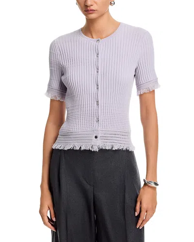 Rag & Bone Ayan Cardigan Sweater In Purple