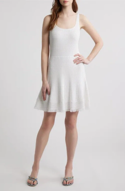 Rag & Bone Ayan Rib Minidress In White
