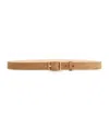 Rag & Bone Women's Baby Suede Boyfriend Belt In Camelsd