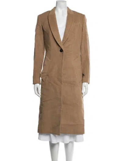 Pre-owned Rag & Bone Baby Camel Coat In Brown