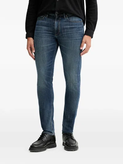 Rag & Bone Back-pocket Jeans In Blue
