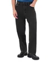 Rag & Bone Rb Baggy Authentic Rigid Straight Leg Jeans In Gray