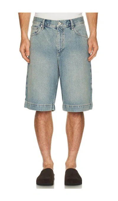 Rag & Bone Baggy Denim Shorts Beacon In Blue