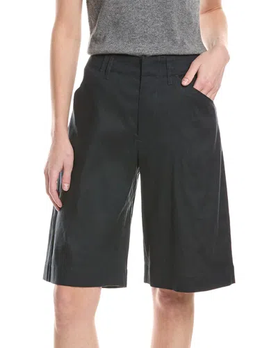 Rag & Bone Banks Linen-blend Short In Black