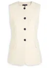 Rag & Bone Bartlet Woven-twill Top In White
