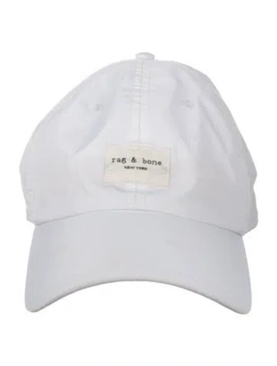 Pre-owned Rag & Bone Baseball Cap In White