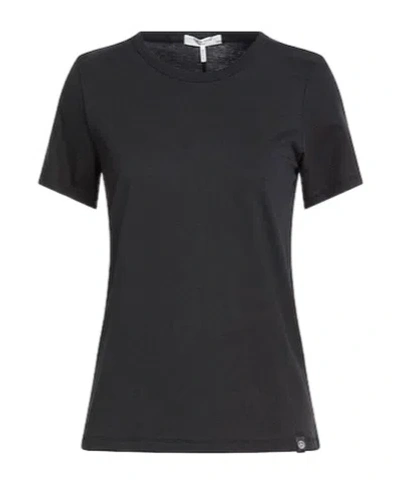 Rag & Bone Basic Solid Short-sleeve T-shirt In Black