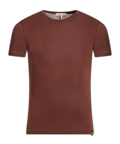 Rag & Bone Basic Style T-shirt In Brown