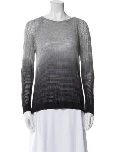 Pre-owned Rag & Bone Bateau Neckline Sweater In Black