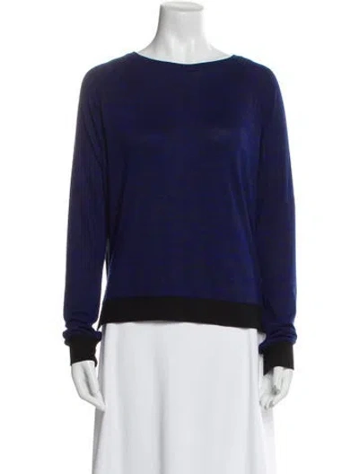 Pre-owned Rag & Bone Bateau Neckline Sweater In Multi