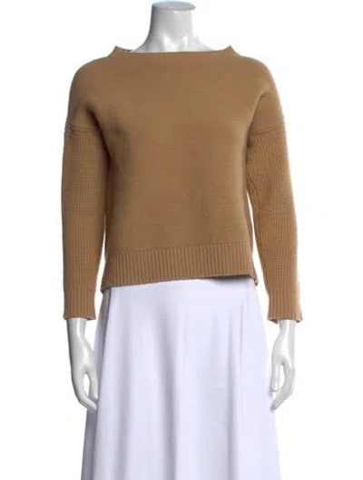 Pre-owned Rag & Bone Bateau Neckline Sweater In Neutrals