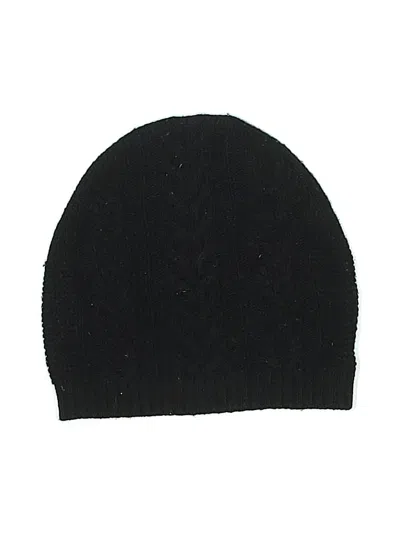Pre-owned Rag & Bone Beanie Hat In Black