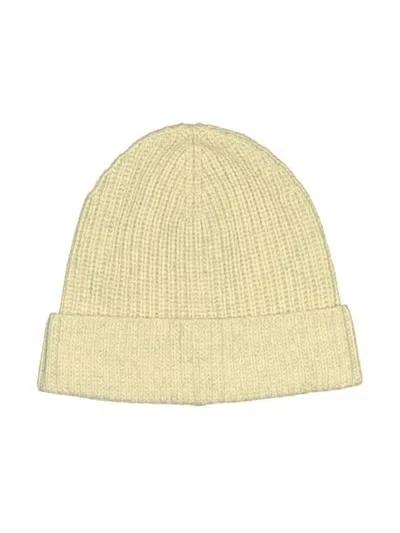 Pre-owned Rag & Bone Beanie Hat In Ivory