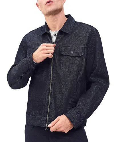 Rag & Bone Beau Denim Trucker Jacket In Blue