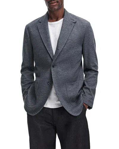 Rag & Bone Becker Cotton Blend Knit Sport Coat In Gray